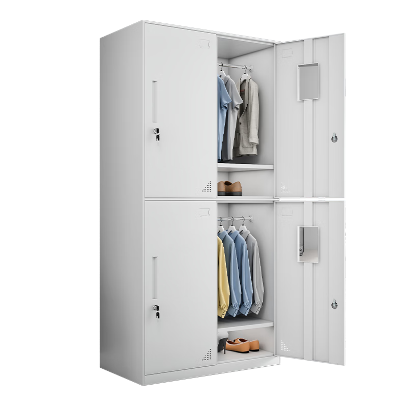 窄邊四門儲物柜