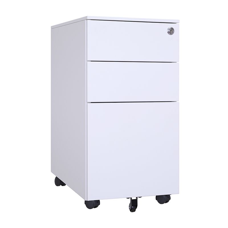 300寬白色側拉活動柜